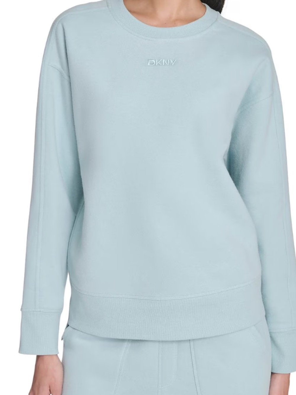 DKNY Pastel Blue Crewneck Pullover